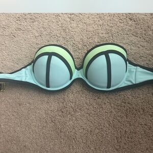 Arizona Jean Company Strapless Bra with Mint and Black